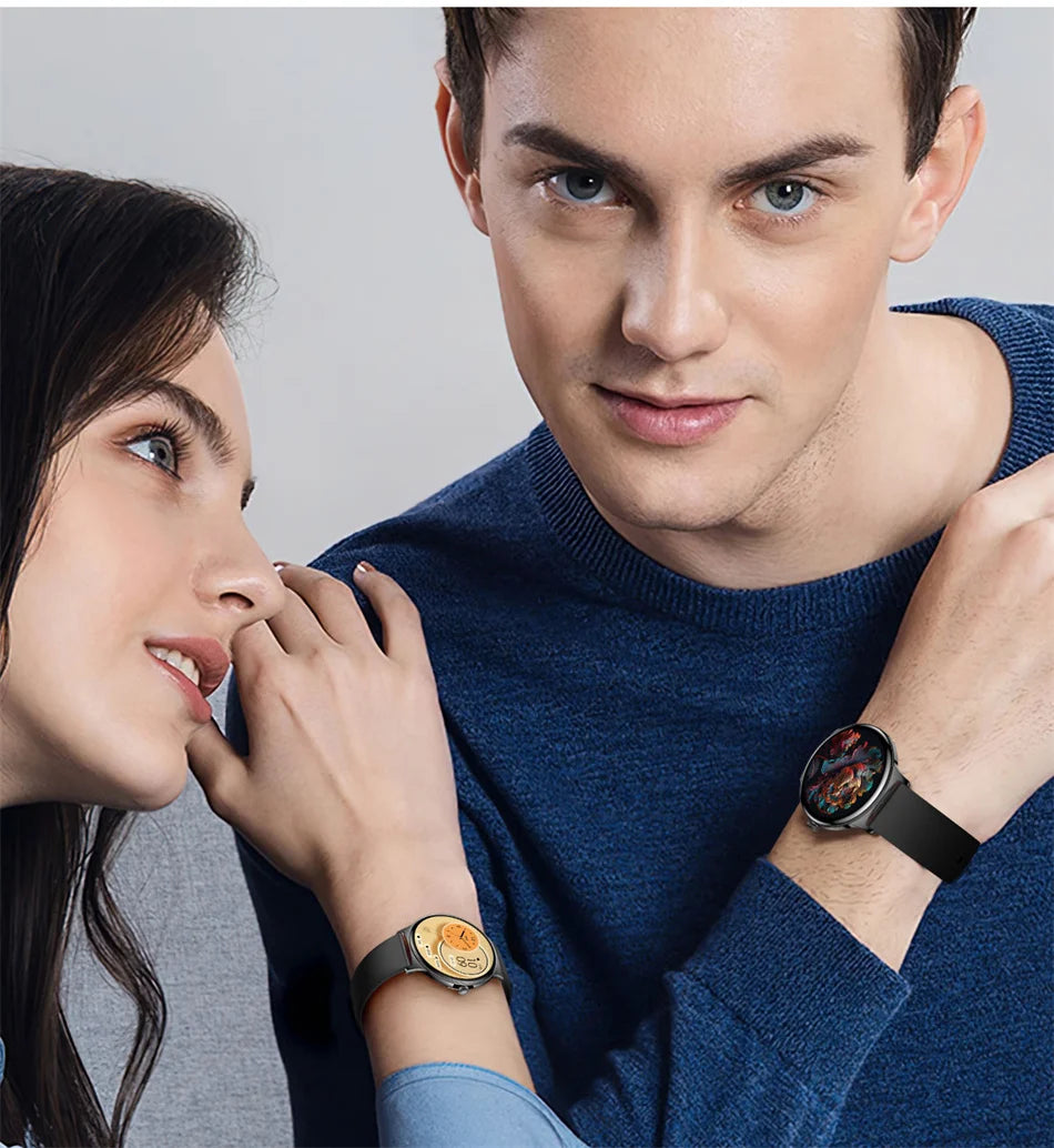 Smartwatch AMOLED Ultra Delgado con Llamadas Bluetooth – Monitor de Salud y Deporte (Android/iOS)