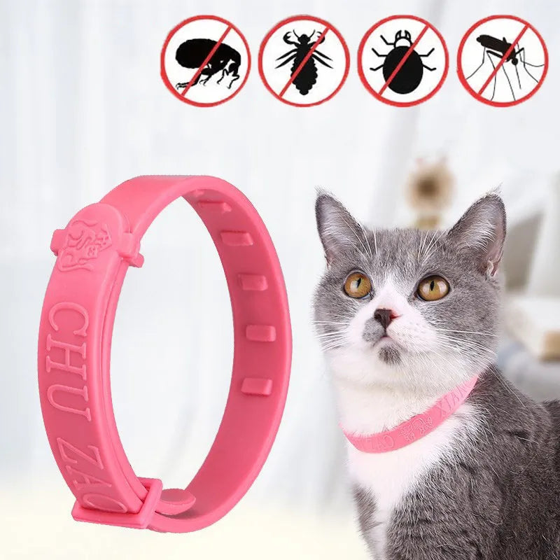Collar Antipulgas y Garrapatas para Perros y Gatos | Protección Prolongada y Ajustable