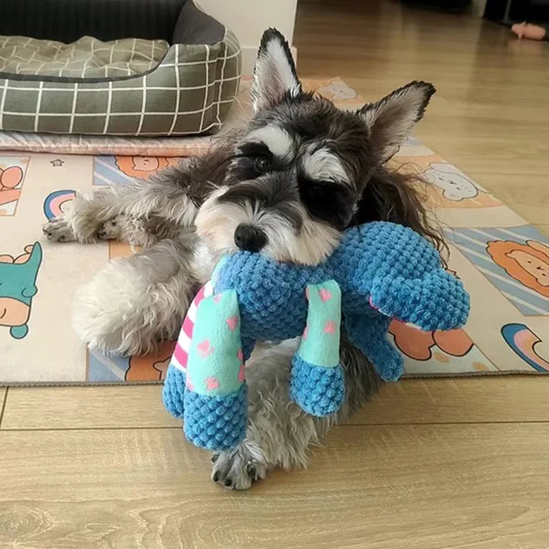 Juguete de Peluche para Perros con Sonido – Mordedor Suave para Mascotas Pequeñas