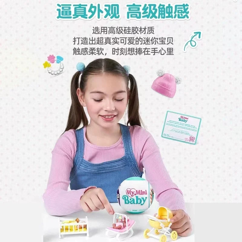 New In Stock ZURU My Mini Baby Version 2 Miniverse Anime Action Fiugres Blind Box My Baby Ball Second Generation Toy Gifts Toys