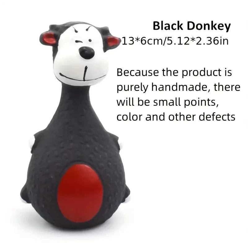 Juguete de Goma con Sonido para Perros – Mordedor Interactivo para Mascotas (Pequeños y Medianos)