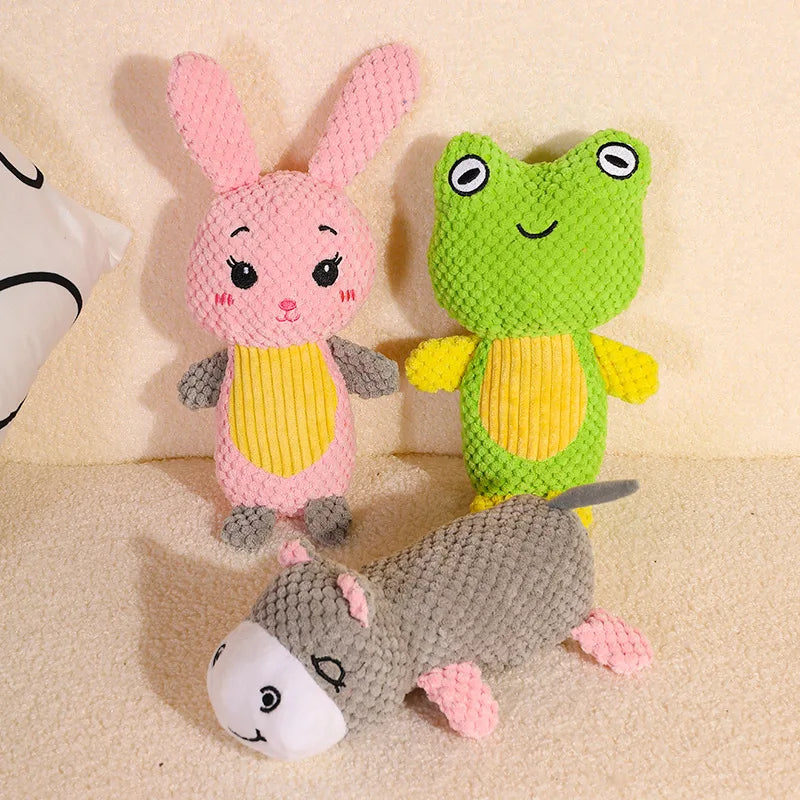 Juguete de Peluche para Perros con Sonido – Mordedor Suave para Mascotas Pequeñas