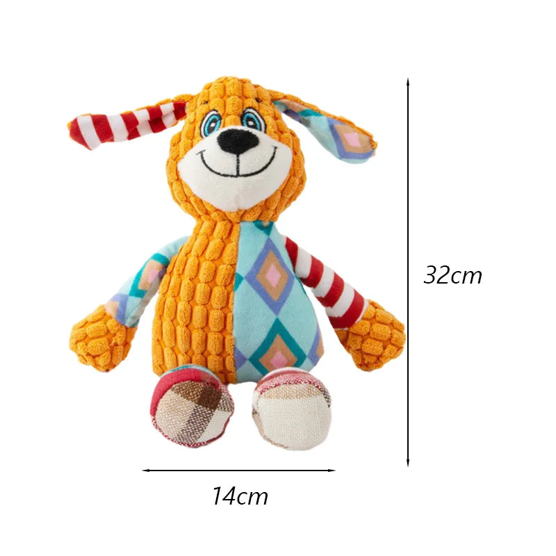 Juguete de Peluche para Perros con Sonido – Mordedor Suave para Mascotas Pequeñas