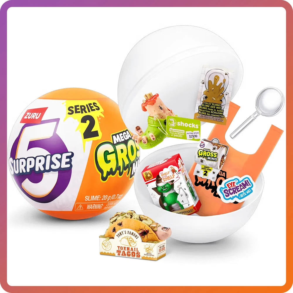 Caja Sorpresa Asquerosamente Divertida 🤢 – Zuru Mega Gross  para Niños