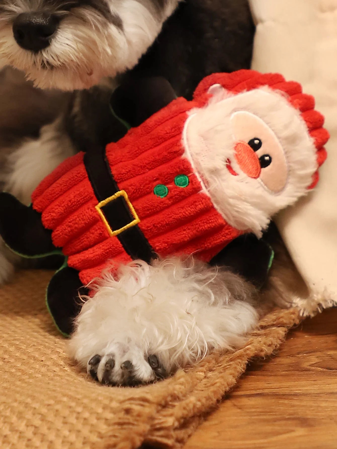 Juguete Navideño de Peluche con Sonido para Perros Pequeños | Suave, Resistente y Masticable