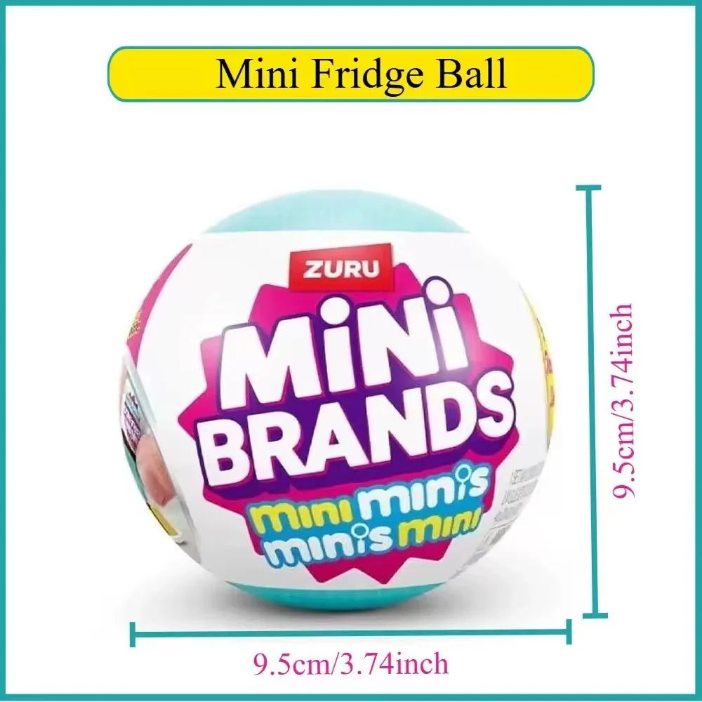 Mini Refrigerador Sorpresa ZURU Mini Brands – Juguete Miniatura Coleccionable (Blind Box)