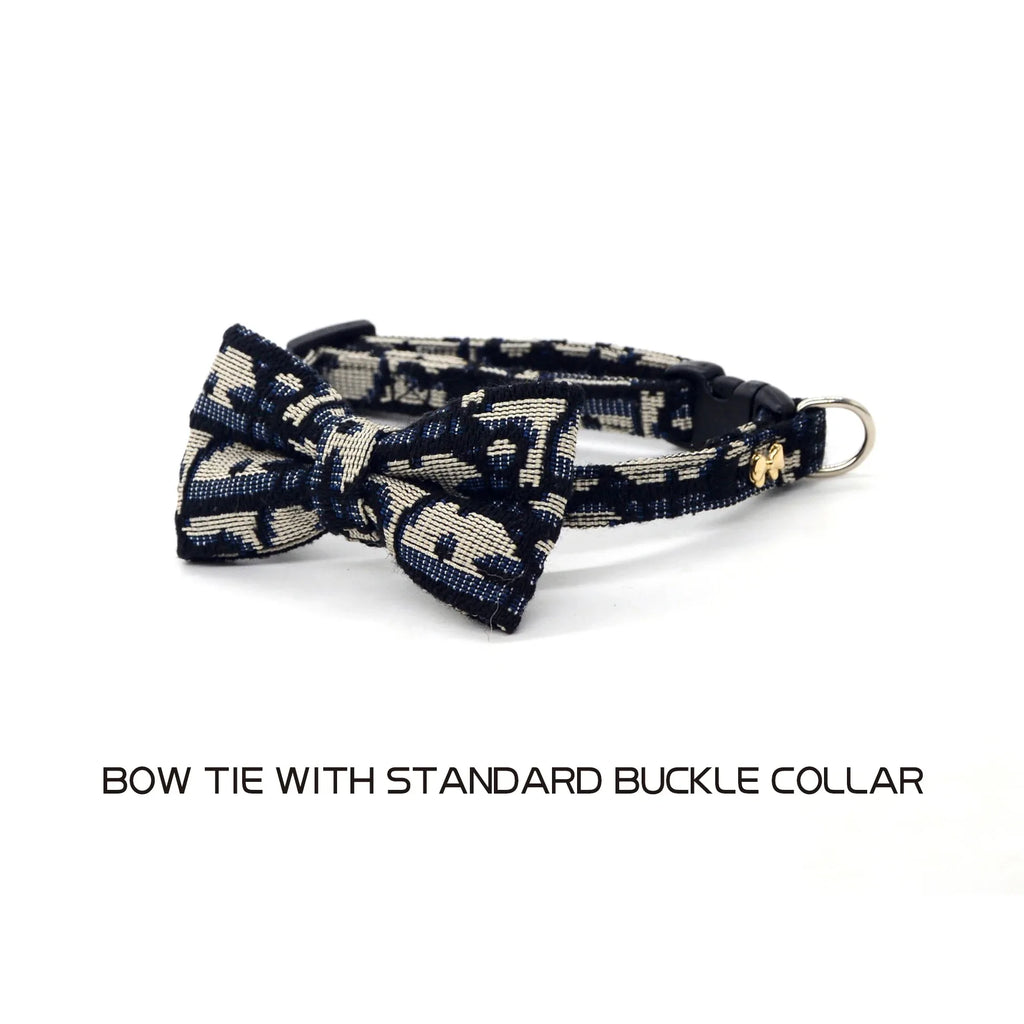 Collar Elegante para Mascotas con Moño – Ajustable y Desmontable para Perros y Gatos