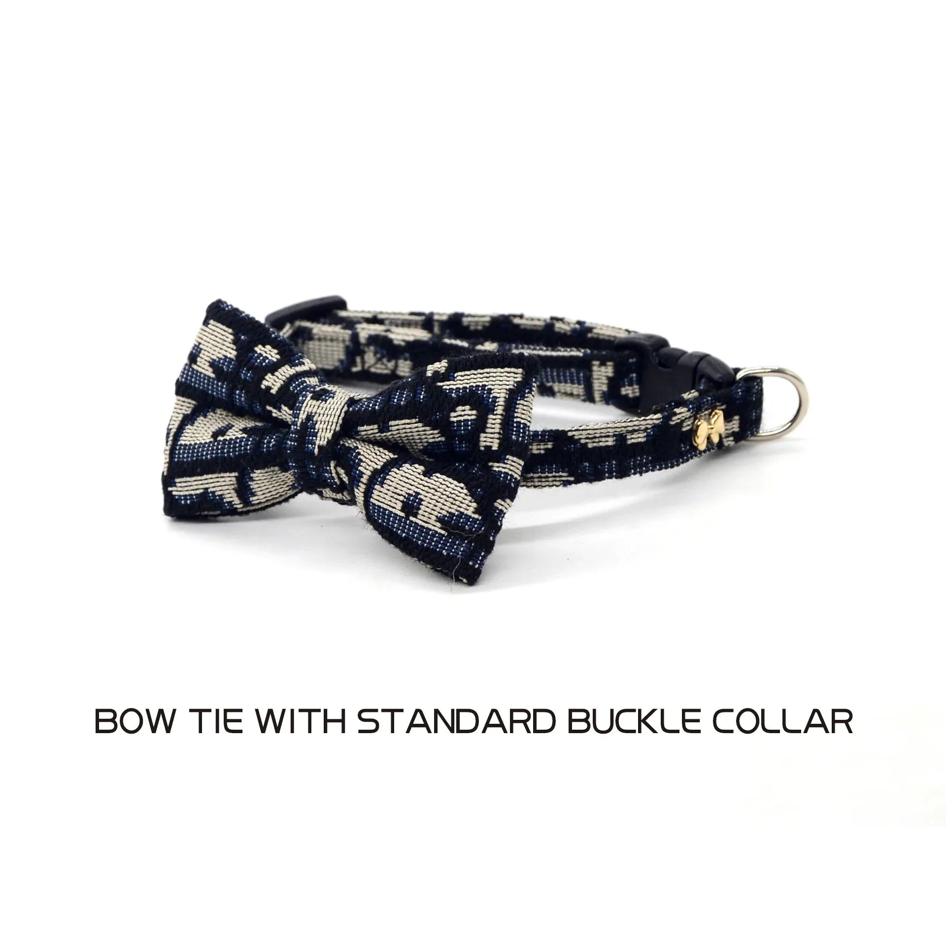 Collar Elegante para Mascotas con Moño – Ajustable y Desmontable para Perros y Gatos