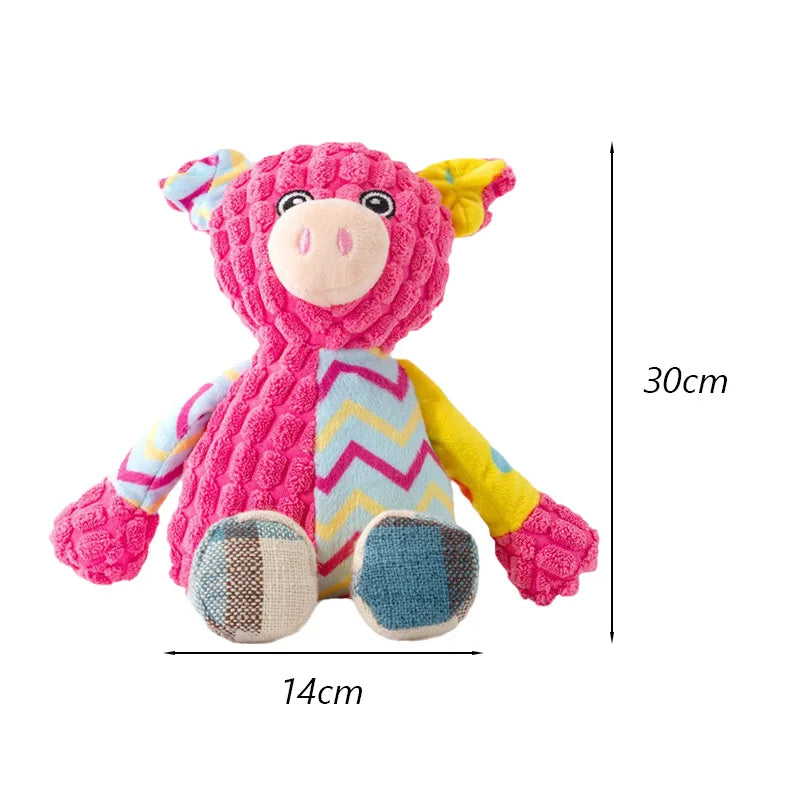 Juguete de Peluche con Sonido para Perros Pequeños | Suave, Resistente y Limpieza Dental