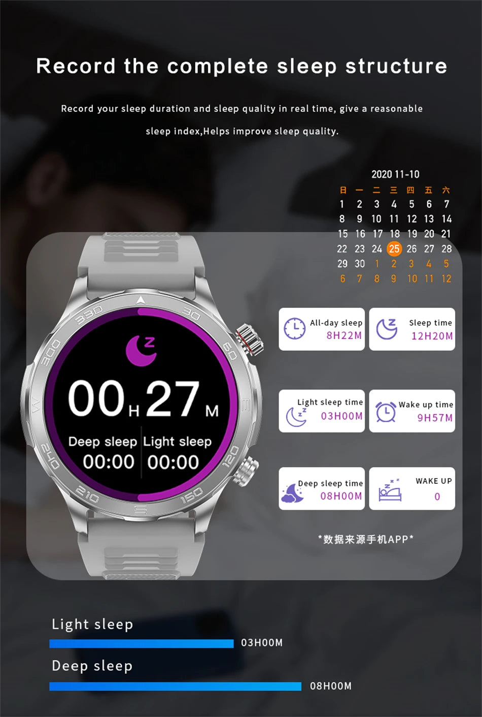 Smartwatch BOXUXING AMOLED – Reloj Inteligente con Llamadas Bluetooth, GPS y Monitor de Salud