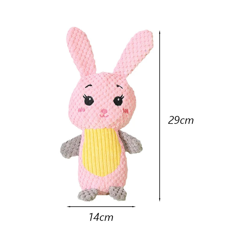 Juguete de Peluche para Perros con Sonido – Mordedor Suave para Mascotas Pequeñas