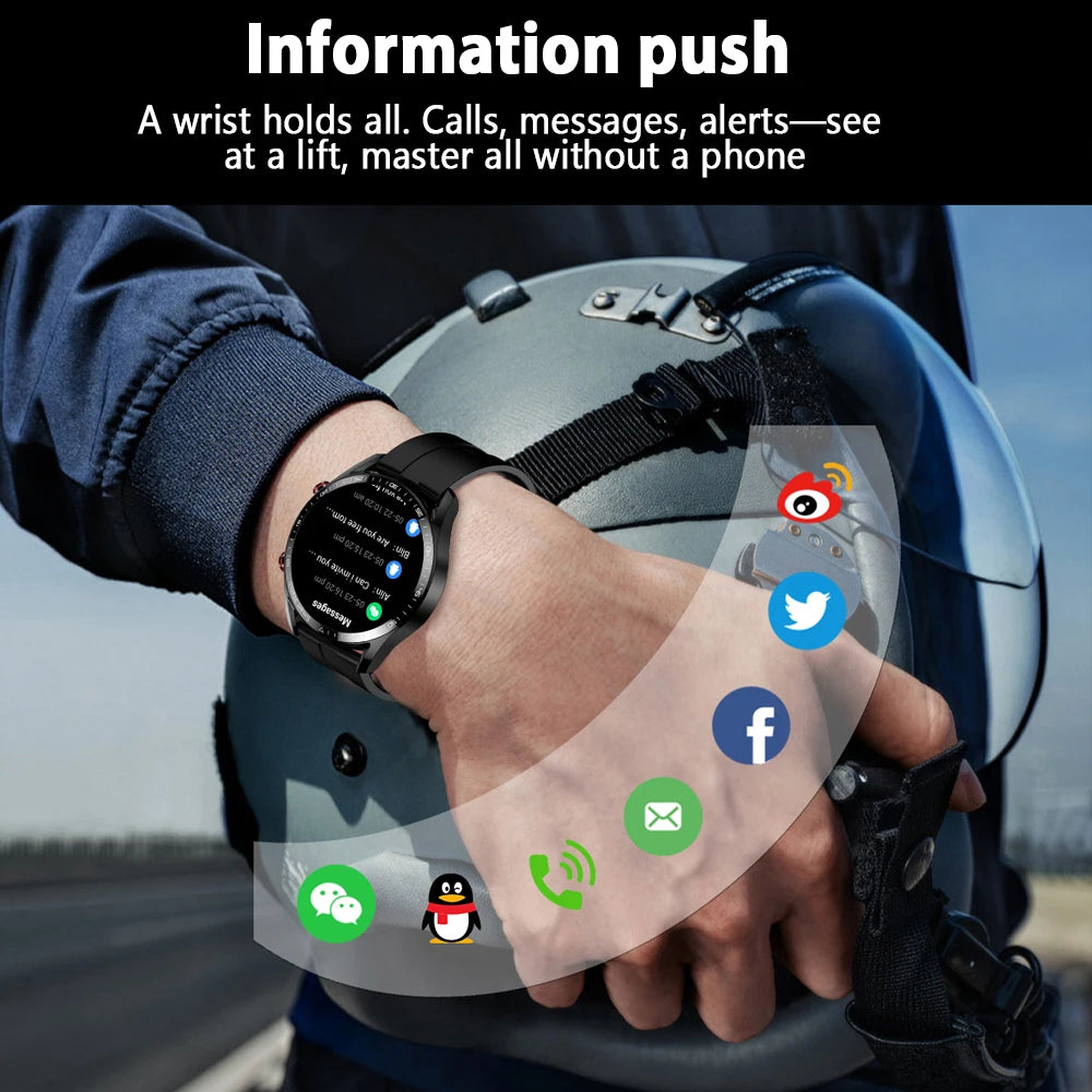 Smartwatch Elegante con Llamadas Bluetooth – Monitor de Salud y Modos Deportivos