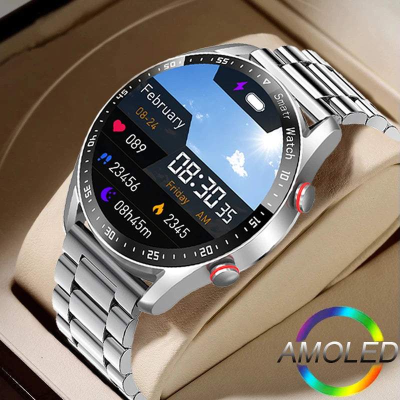 Smartwatch Elegante con Llamadas Bluetooth – Monitor de Salud y Modos Deportivos