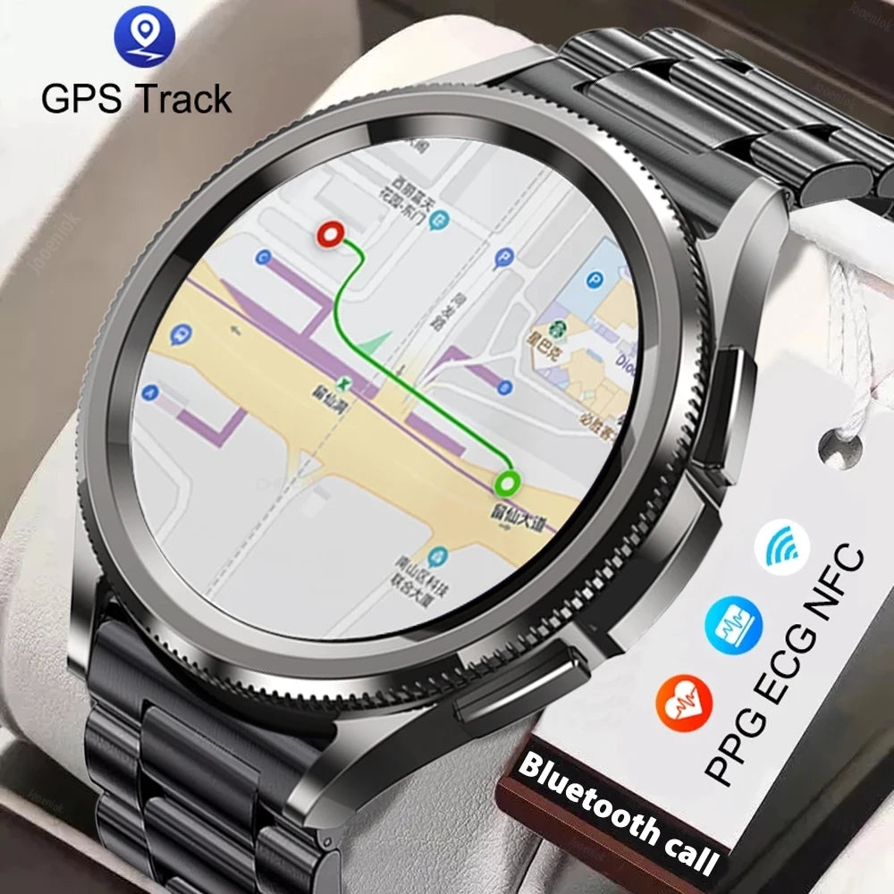 New Bluetooth Call Fashion Smart Watch 6 Classic Men's Outdoor Sports Fitness Full Screen Touch Health Monitoring Smartwatches
