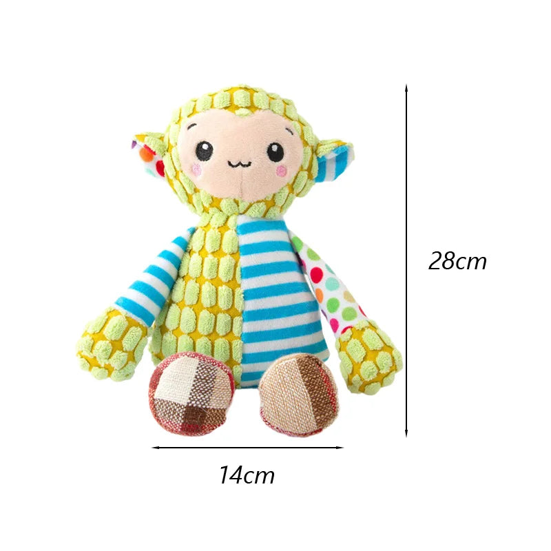 Juguete de Peluche con Sonido para Perros Pequeños | Suave, Resistente y Limpieza Dental