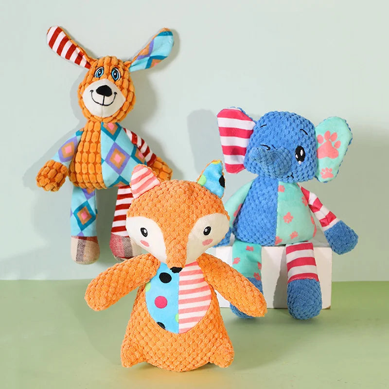 Juguete de Peluche para Perros con Sonido – Mordedor Suave para Mascotas Pequeñas