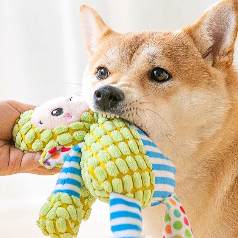 Juguete de Peluche para Perros con Sonido – Mordedor Suave para Mascotas Pequeñas