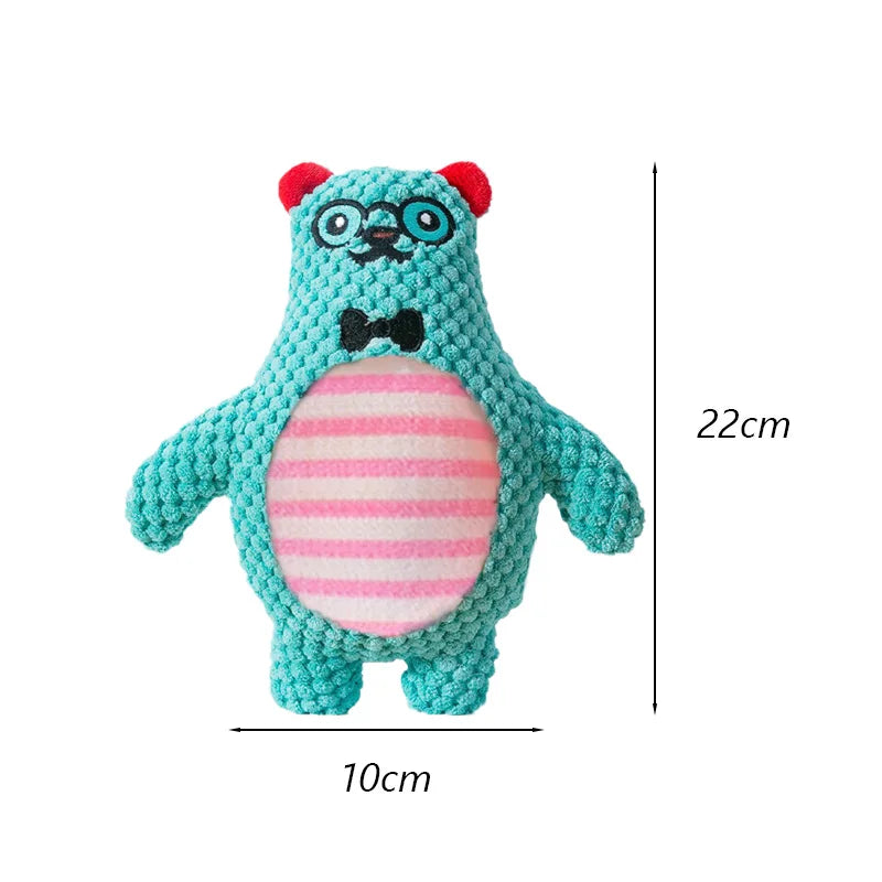 Juguete de Peluche para Perros con Sonido – Mordedor Suave para Mascotas Pequeñas