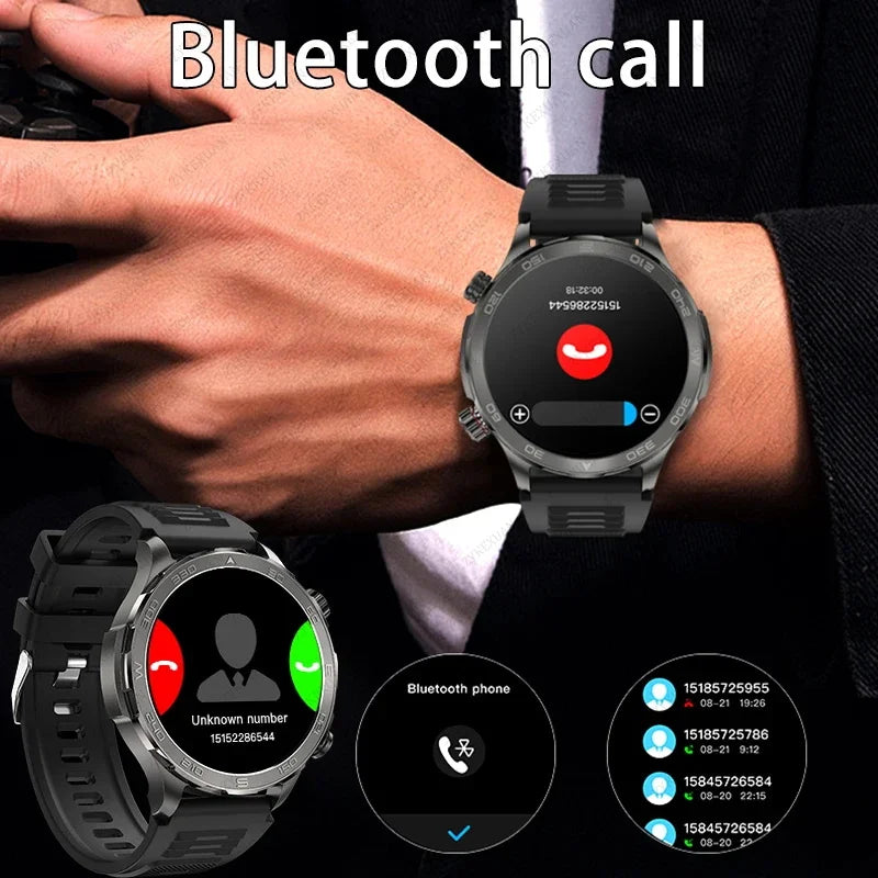 Smartwatch BOXUXING AMOLED – Reloj Inteligente con Llamadas Bluetooth, GPS y Monitor de Salud