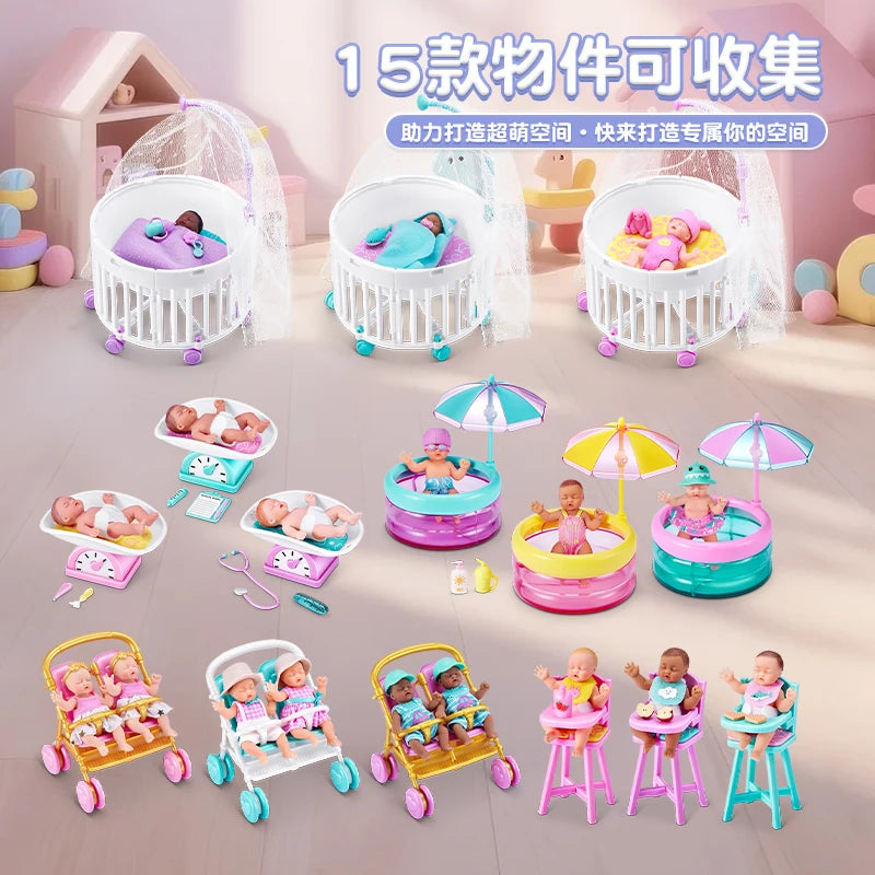 New In Stock ZURU My Mini Baby Version 2 Miniverse Anime Action Fiugres Blind Box My Baby Ball Second Generation Toy Gifts Toys