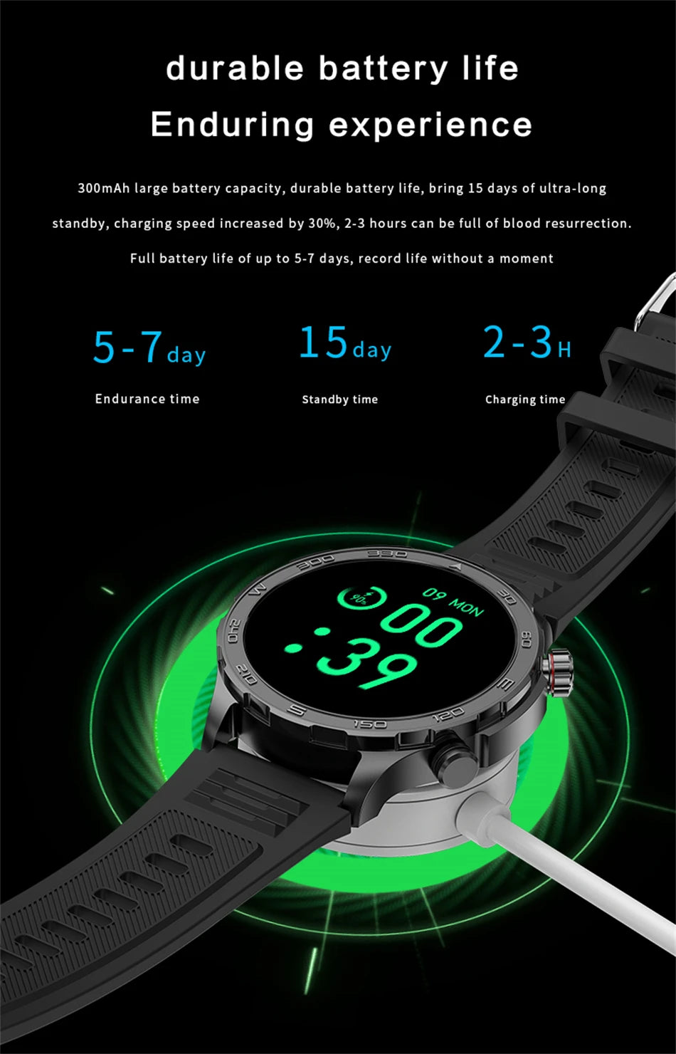 Smartwatch BOXUXING AMOLED – Reloj Inteligente con Llamadas Bluetooth, GPS y Monitor de Salud