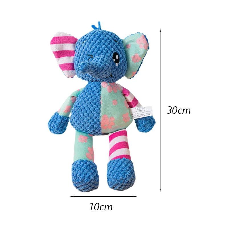 Juguete de Peluche con Sonido para Perros Pequeños | Suave, Resistente y Limpieza Dental